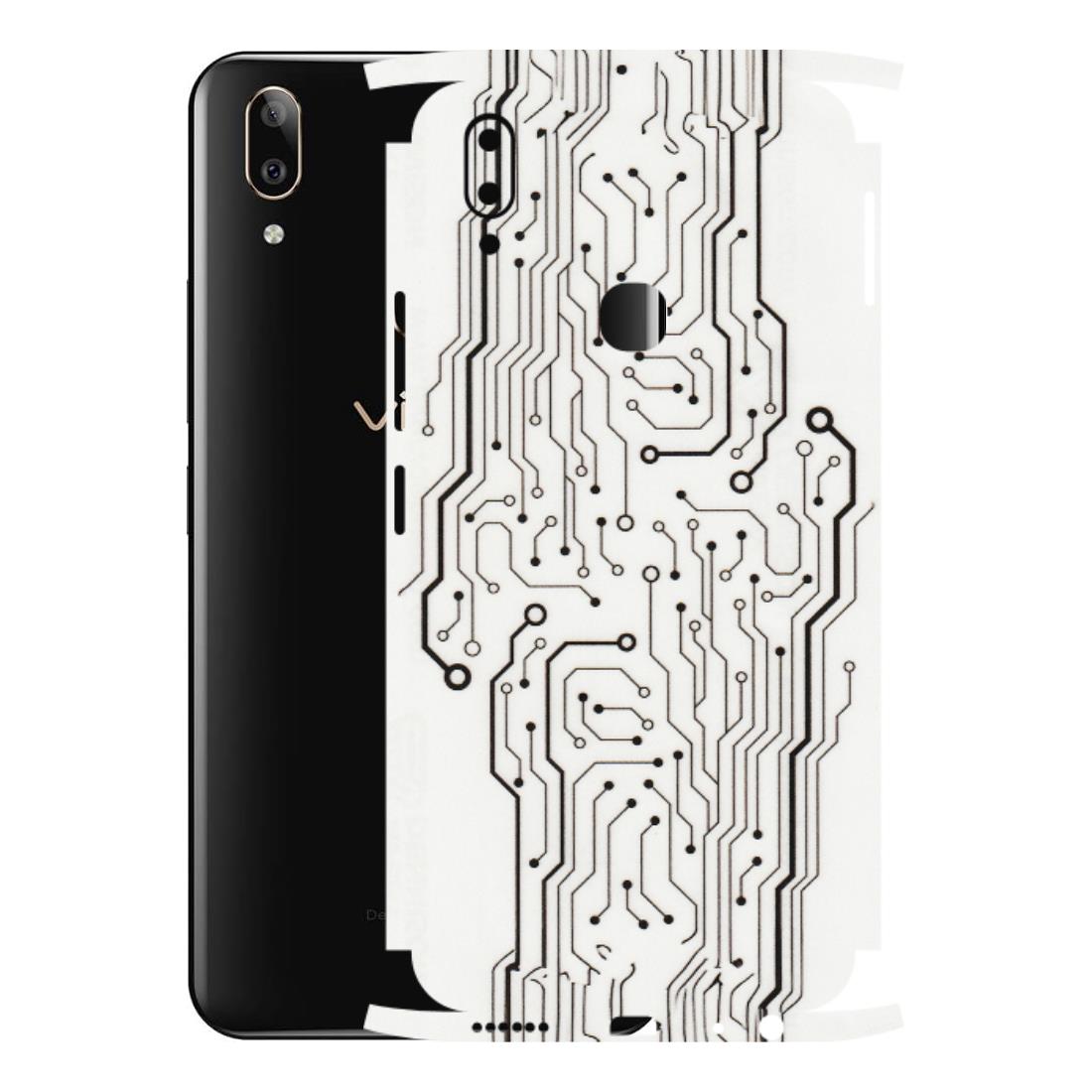 VIVO Z/V/X/T/U/S Series Phone Skins (All Models) - Tech Circuits - Transparent Finish (T-03) Vivo V9 Pro