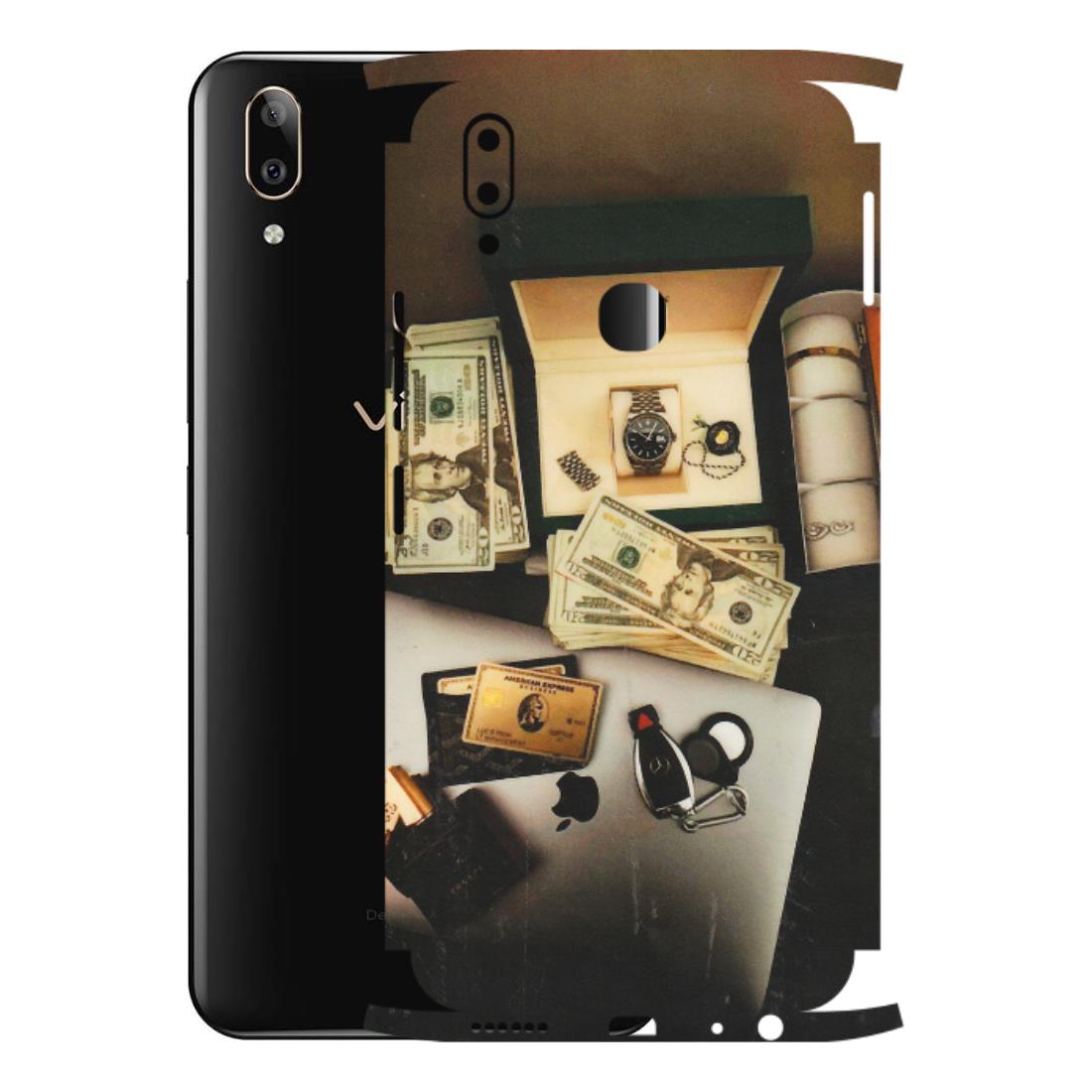 VIVO Z/V/X/T/U/S Series Phone Skins (All Models) - Luxury Lifestyle - Transparent Finish (T-11) Vivo V9 Pro