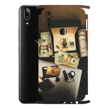 VIVO Z/V/X/T/U/S Series Phone Skins (All Models) - Luxury Lifestyle - Transparent Finish (T-11) Vivo V9 Pro