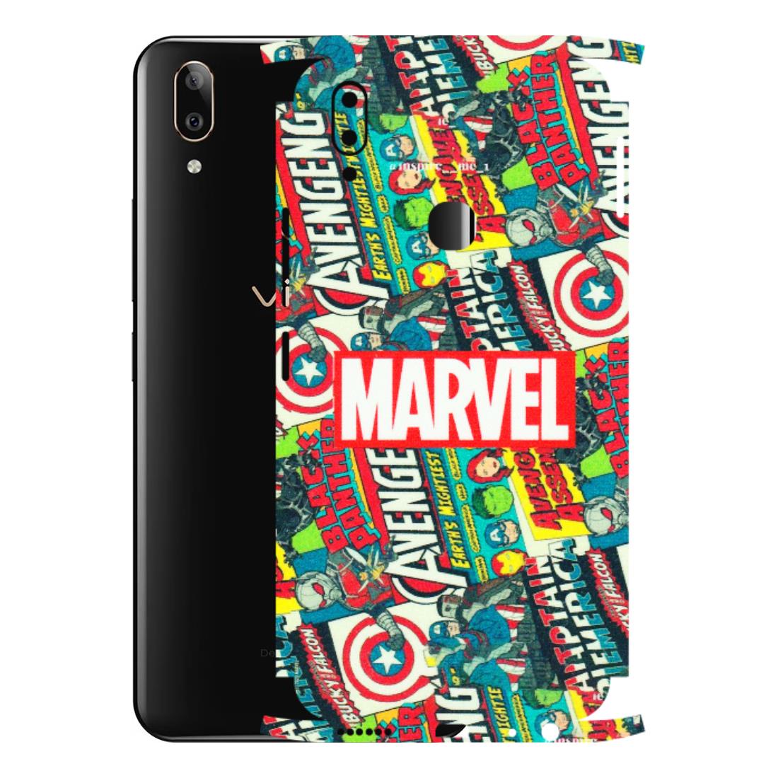 VIVO Z/V/X/T/U/S Series Phone Skins (All Models) - Marvel Comic Lover - Matte Finish (M-30) Vivo V9 Youth