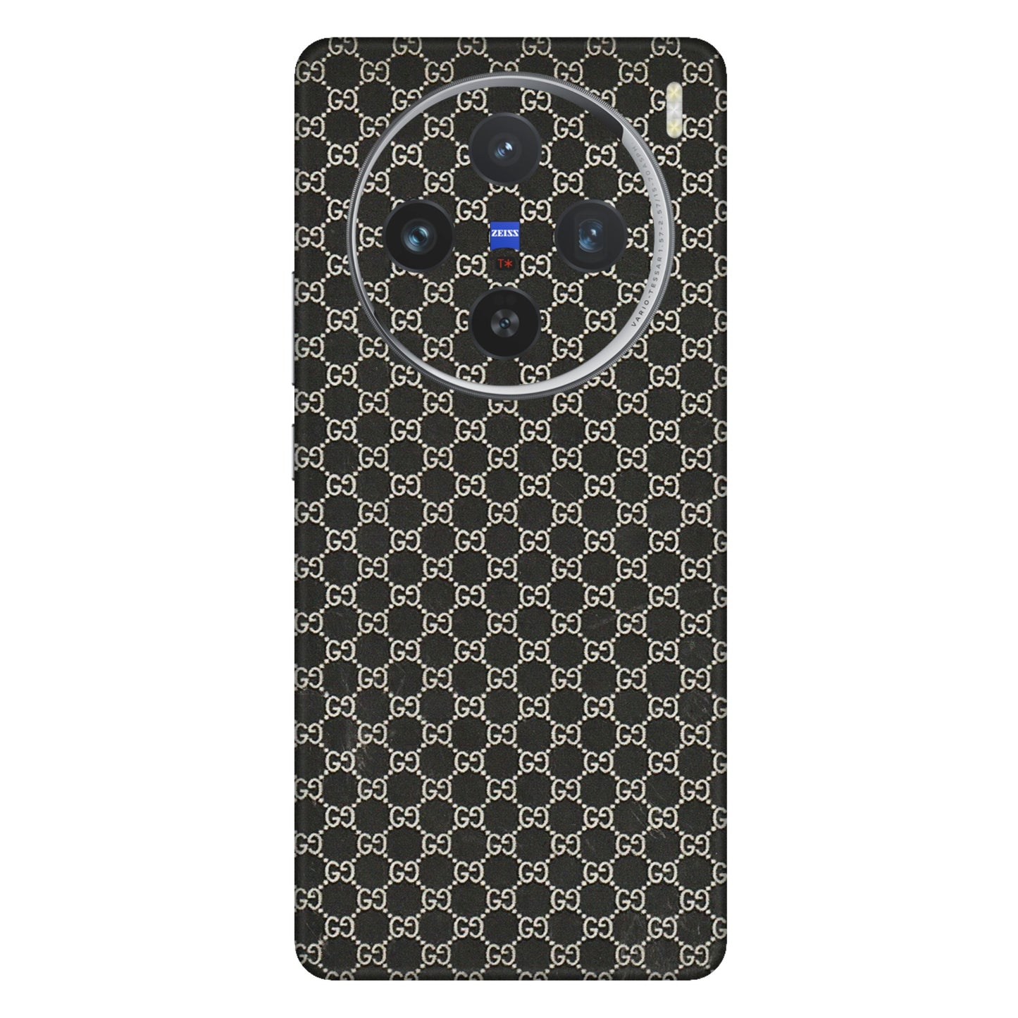 VIVO Z/V/X/T/U/S Series Phone Skins (All Models) - Black G Print - 3D Embossed Finish (L-109) Vivo X100 (5G)