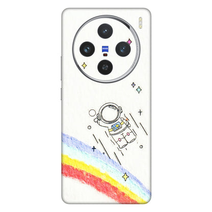 VIVO Z/V/X/T/U/S Series Phone Skins (All Models) - Milkyway Astronaut - 3D Embossed Finish (L-110) Vivo X100 (5G)