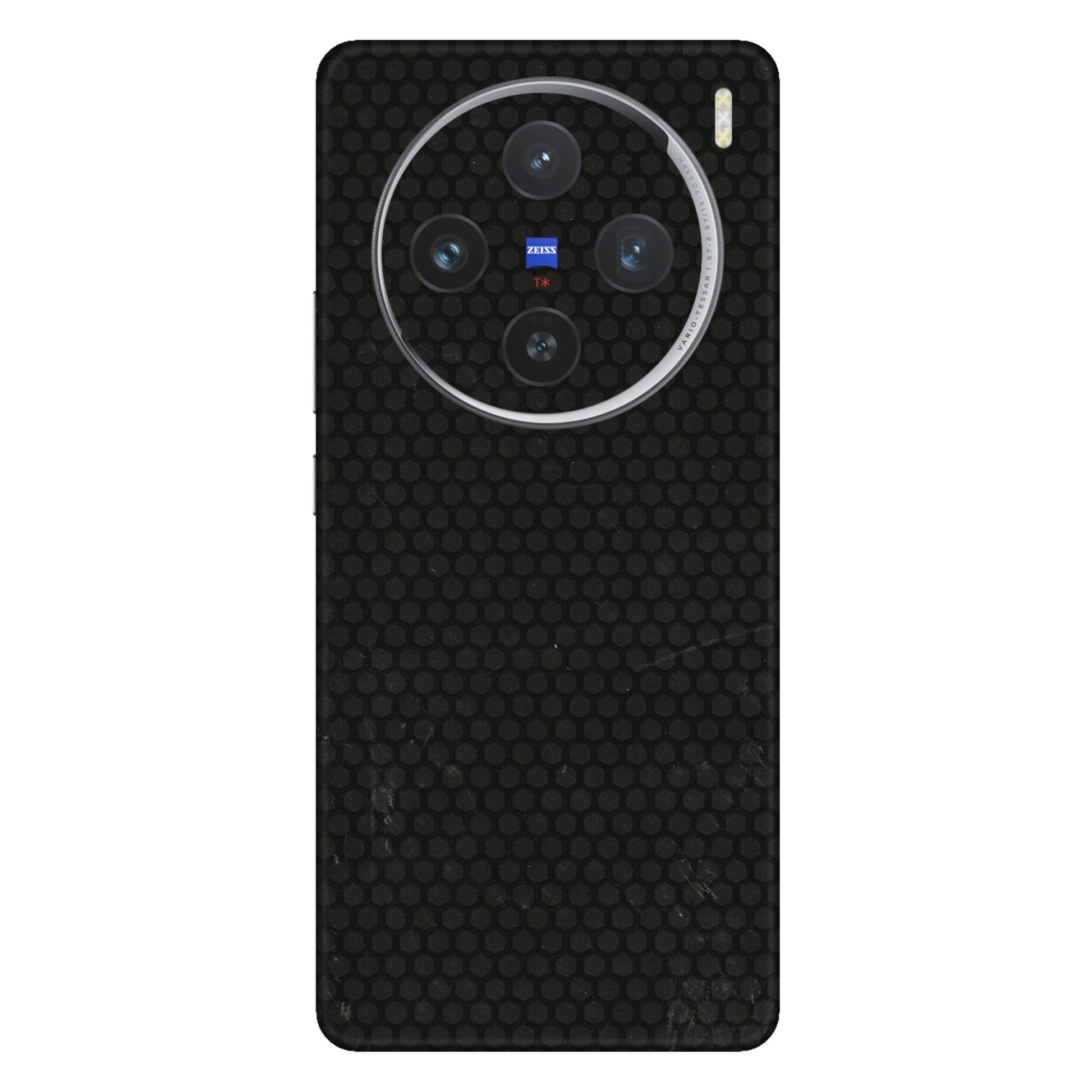 VIVO Z/V/X/T/U/S Series Phone Skins (All Models) - Black honeycomb - 3D Embossed Finish (L-114) Vivo X100 (5G)