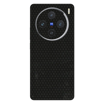 VIVO Z/V/X/T/U/S Series Phone Skins (All Models) - Black honeycomb - 3D Embossed Finish (L-114) Vivo X100 (5G)