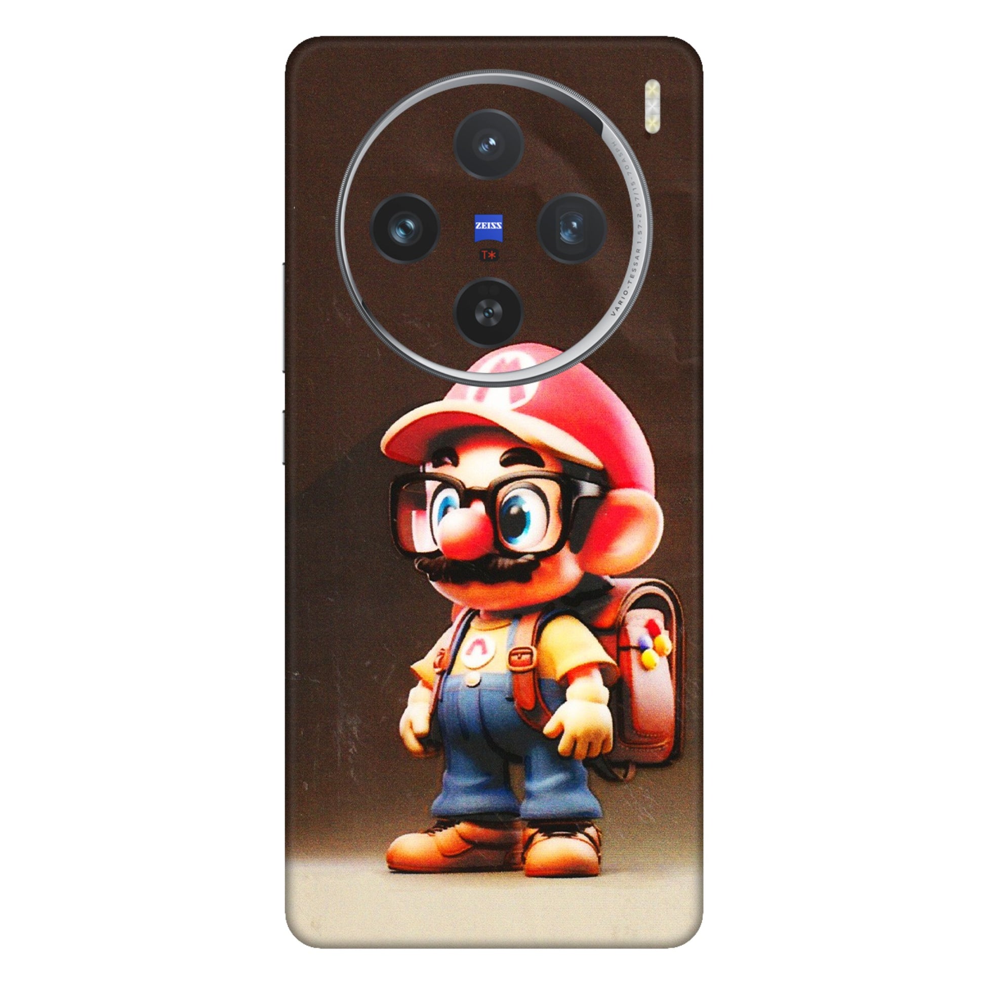 VIVO Z/V/X/T/U/S Series Phone Skins (All Models) - Little Mario - 3D Embossed Finish (L-119) Vivo X100 (5G)