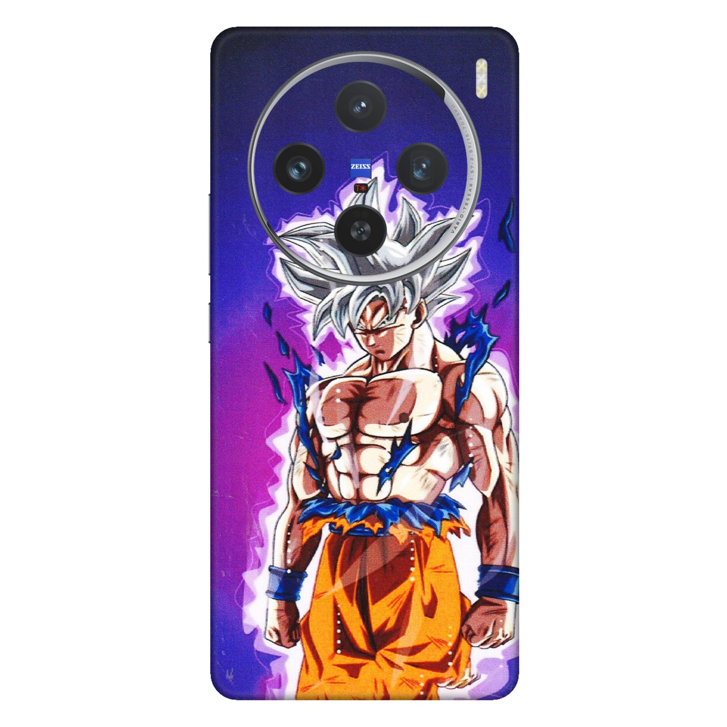 VIVO Z/V/X/T/U/S Series Phone Skins (All Models) - Goku Purple Anime - 3D Embossed Finish (L-147) Vivo X100 (5G)