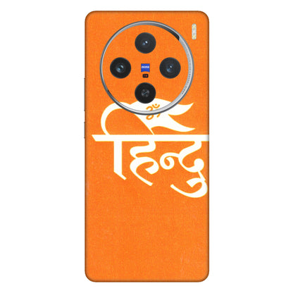 VIVO Z/V/X/T/U/S Series Phone Skins (All Models) - Hindu Kesari - 3D Embossed Finish (L-154) Vivo X100 (5G)
