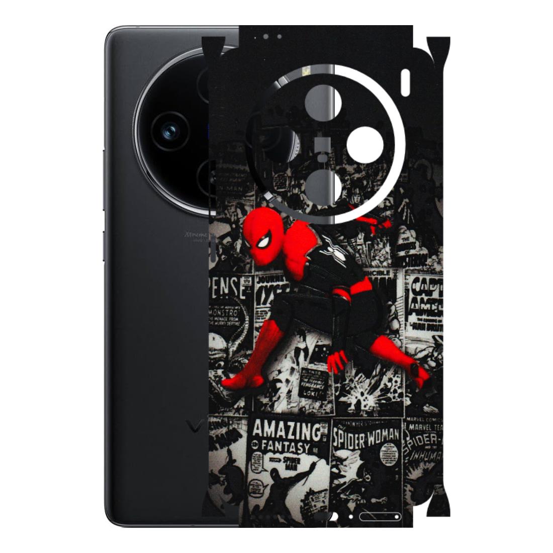 VIVO Z/V/X/T/U/S Series Phone Skins (All Models) - SpiderMan New - 3D Embossed Finish (L-162) Vivo X100 (5G)