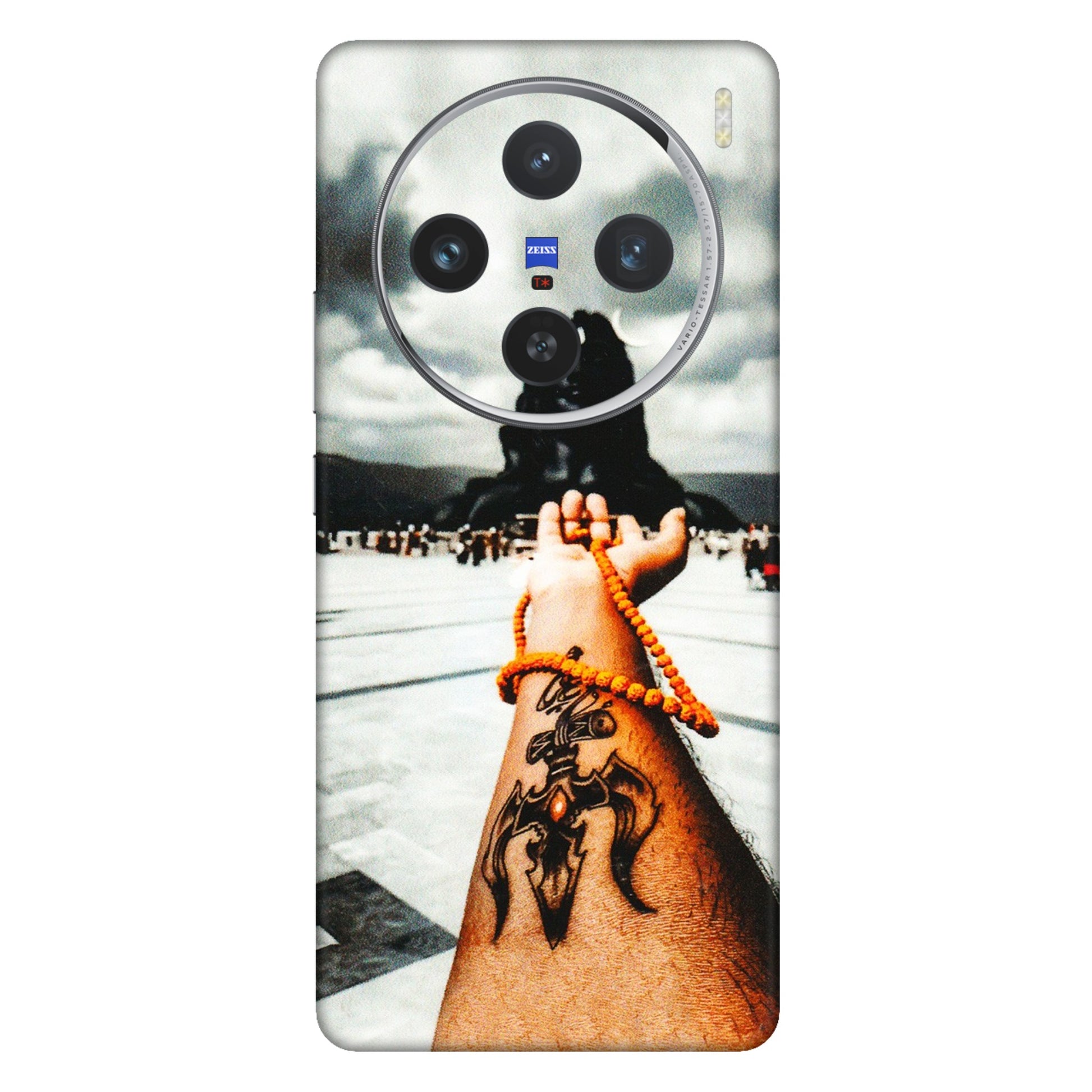 VIVO Z/V/X/T/U/S Series Phone Skins (All Models) - Jai Adiyogi Mahakaal - 3D Embossed Finish (L-164) Vivo X100 (5G)