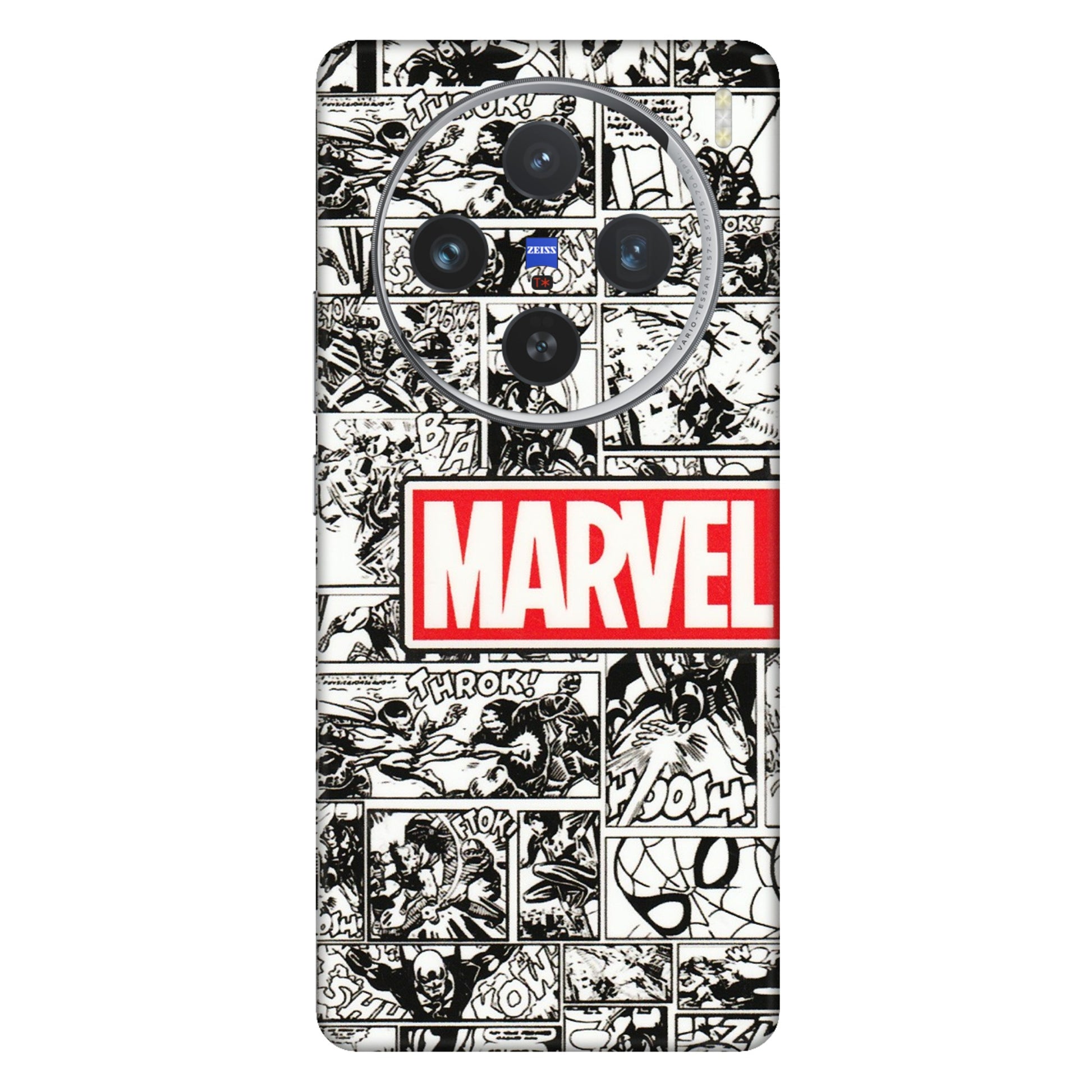VIVO Z/V/X/T/U/S Series Phone Skins (All Models) - Marvel Comic - 3D Embossed Finish (L-171) Vivo X100 (5G)