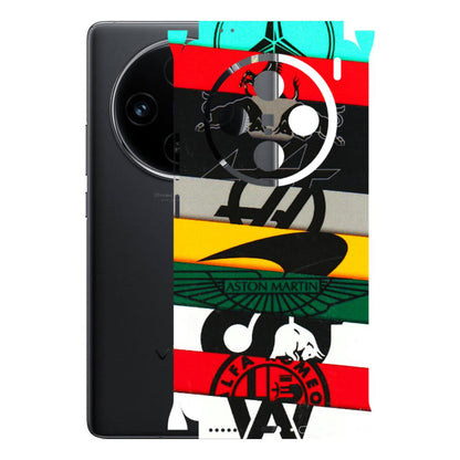 VIVO Z/V/X/T/U/S Series Phone Skins (All Models) - Multi Designer Brands - 3D Embossed Finish (L-187) Vivo X100 (5G)