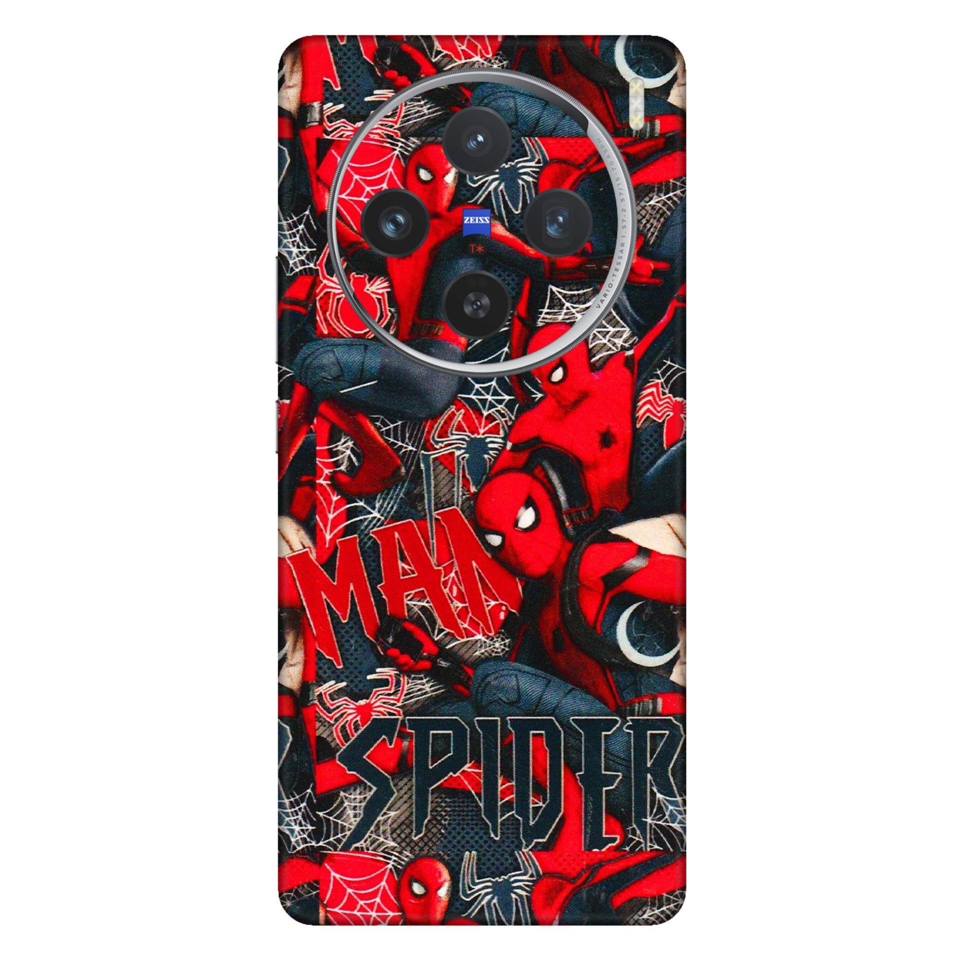 VIVO Z/V/X/T/U/S Series Phone Skins (All Models) - SpiderMan Cool - 3D Embossed Finish (L-188) Vivo X100 (5G)
