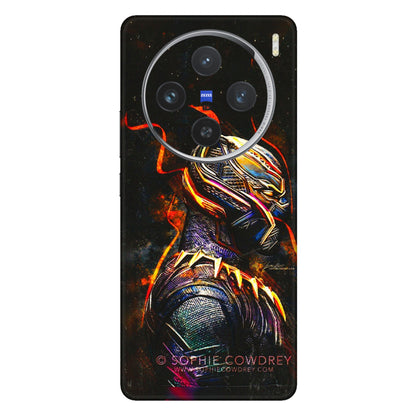 VIVO Z/V/X/T/U/S Series Phone Skins (All Models) - Black Panther - 3D Embossed Finish (L-190) Vivo X100 (5G)