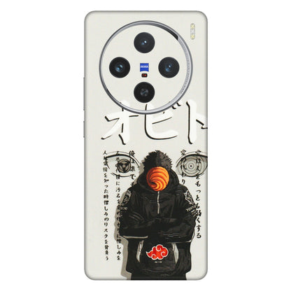 VIVO Z/V/X/T/U/S Series Phone Skins (All Models) - Obito Anime Eye - 3D Embossed Finish (L-19) Vivo X100 (5G)