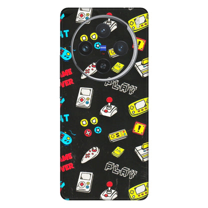 VIVO Z/V/X/T/U/S Series Phone Skins (All Models) - Gaming Doodles - 3D Embossed Finish (L-224) Vivo X100 (5G)