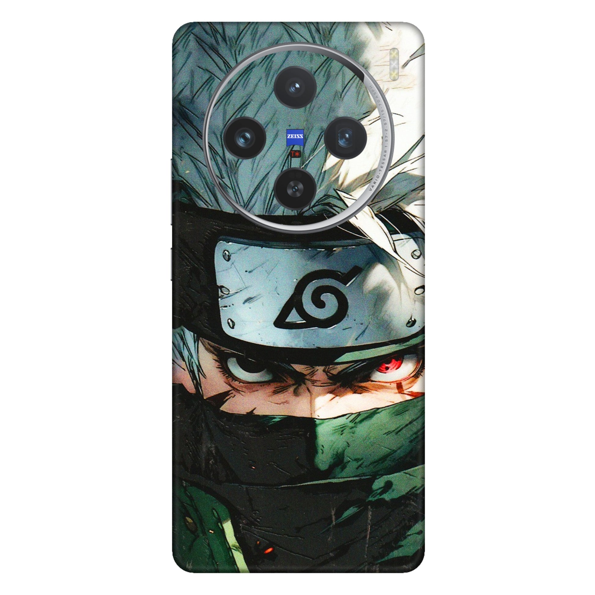 VIVO Z/V/X/T/U/S Series Phone Skins (All Models) - Kakashi Red Eye Focus - 3D Embossed Finish (L-227) Vivo X100 (5G)