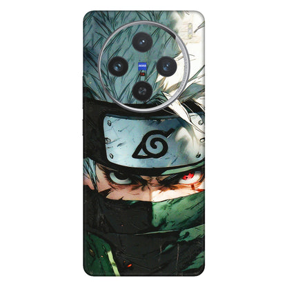 VIVO Z/V/X/T/U/S Series Phone Skins (All Models) - Kakashi Red Eye Focus - 3D Embossed Finish (L-227) Vivo X100 (5G)