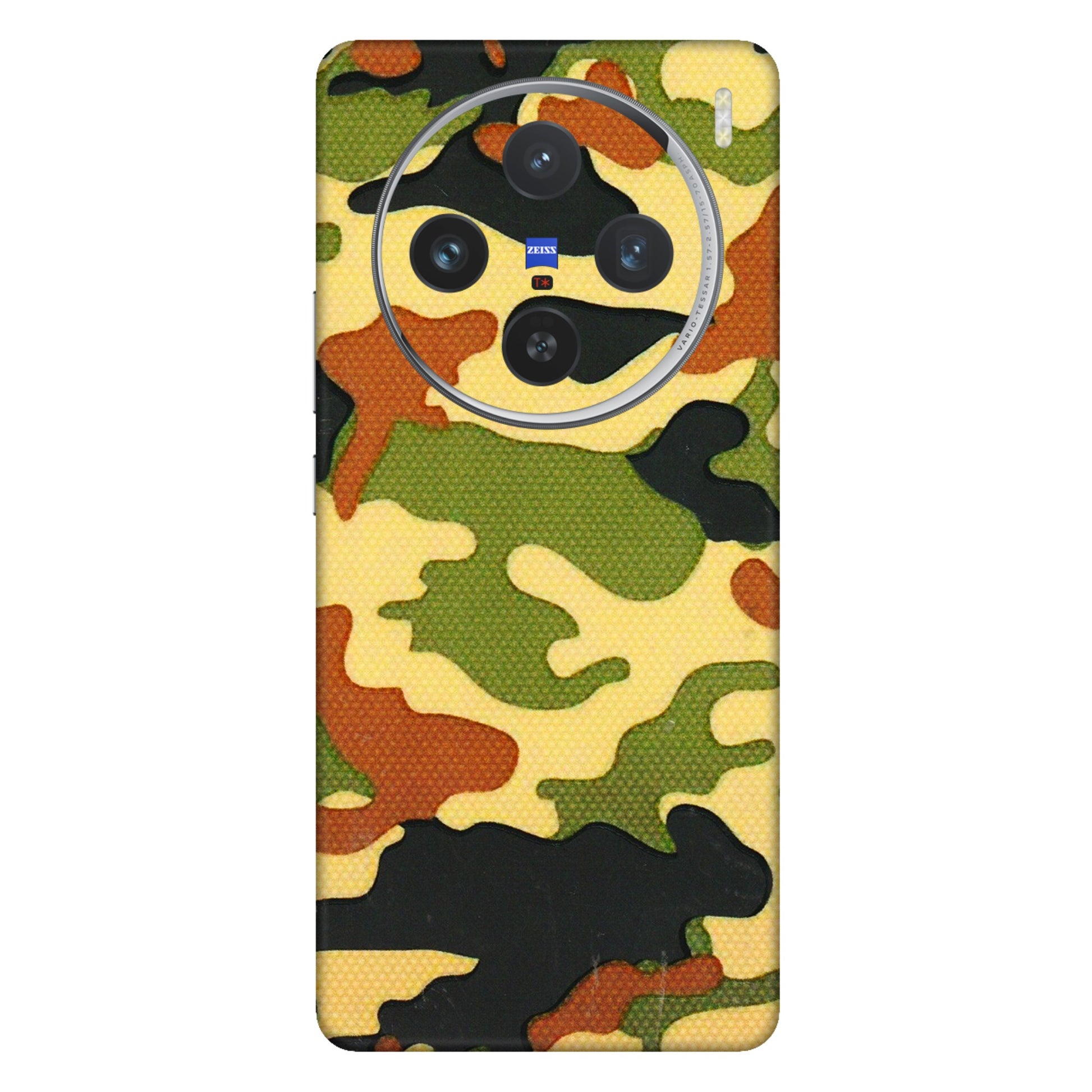 VIVO Z/V/X/T/U/S Series Phone Skins (All Models) - Indian Military - 3D Embossed Finish (L-234) Vivo X100 (5G)