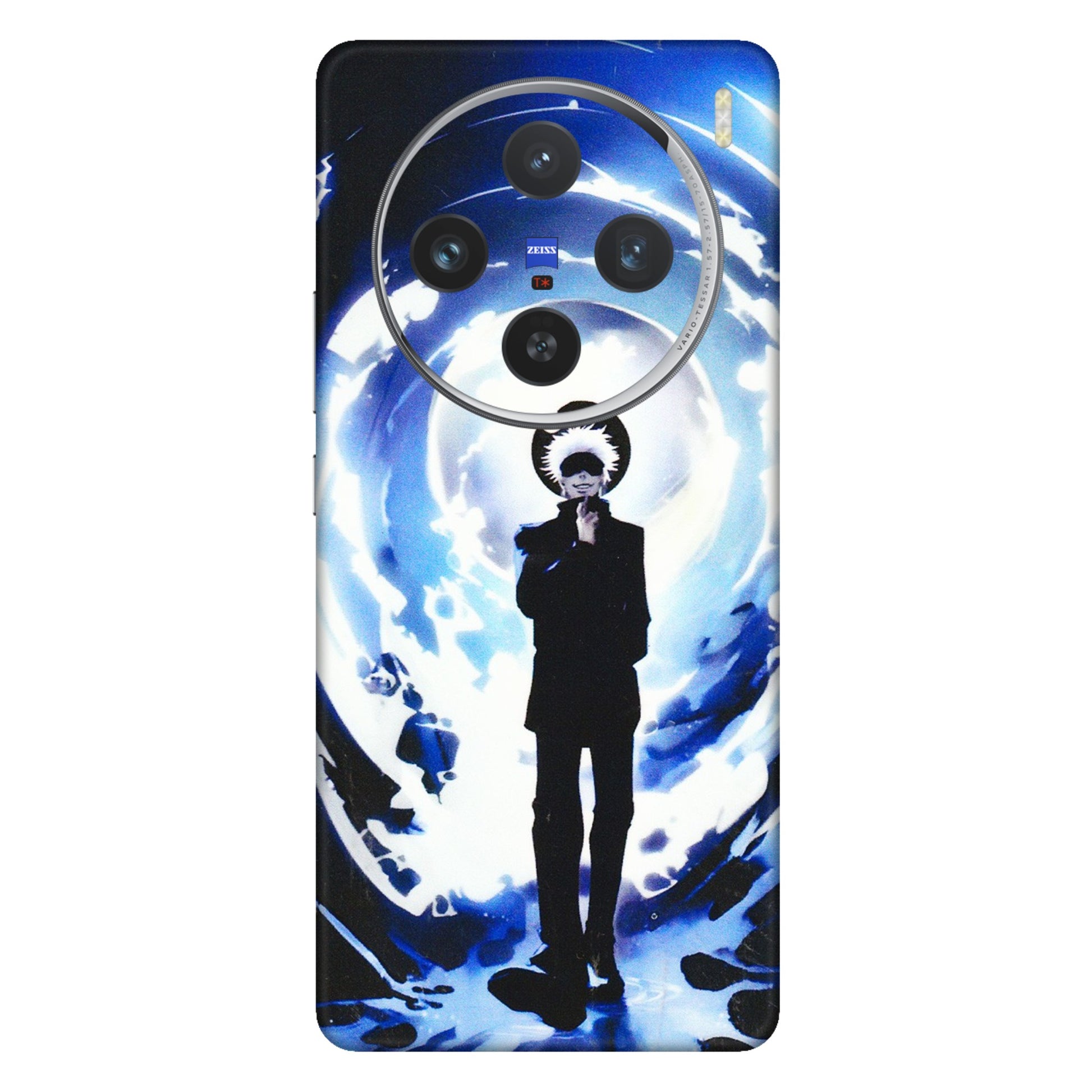 VIVO Z/V/X/T/U/S Series Phone Skins (All Models) - Satoru Gojo Dark Blue - 3D Embossed Finish (L-235) Vivo X100 (5G)