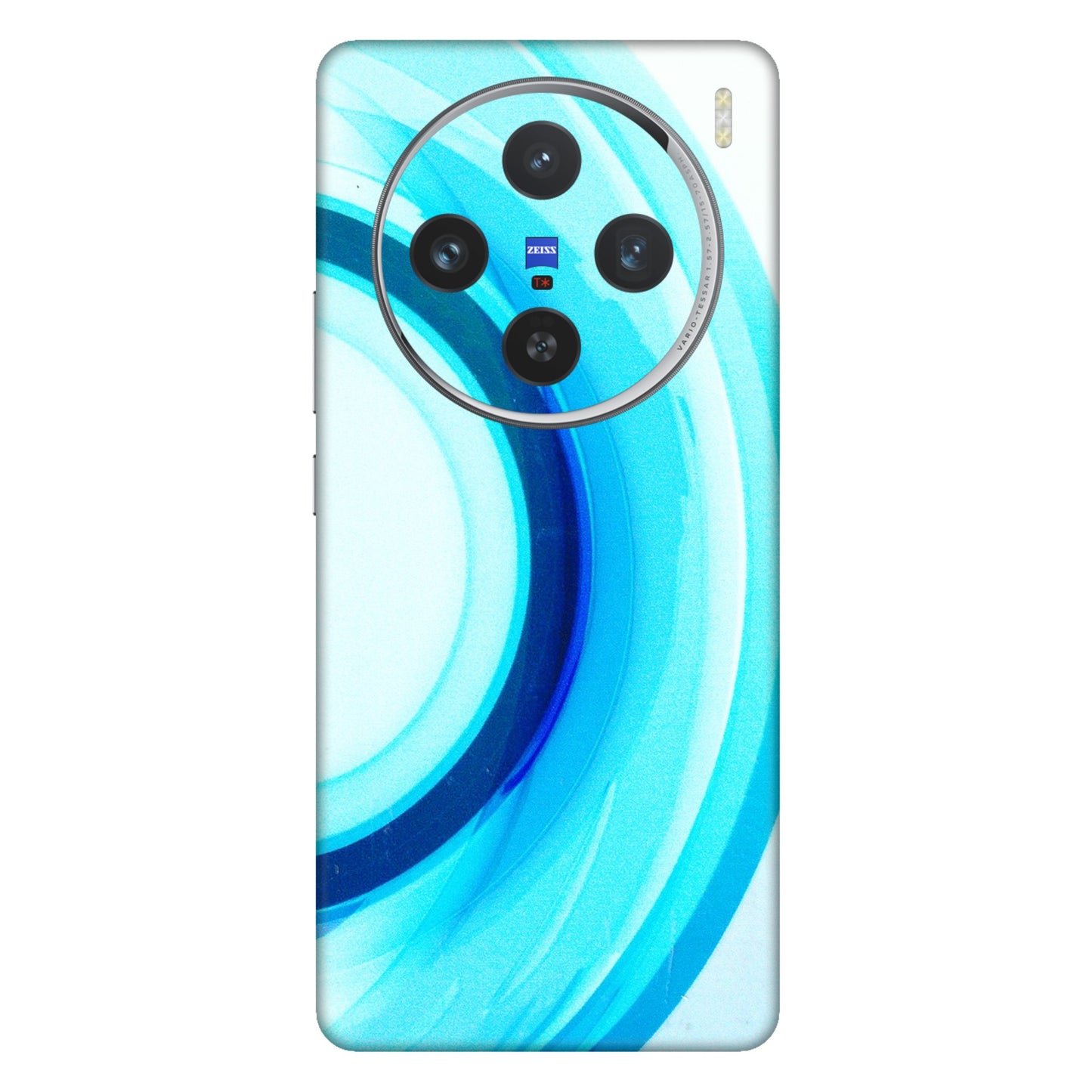 VIVO Z/V/X/T/U/S Series Phone Skins (All Models) - The Blue Curve - 3D Embossed Finish (L-244) Vivo X100 (5G)