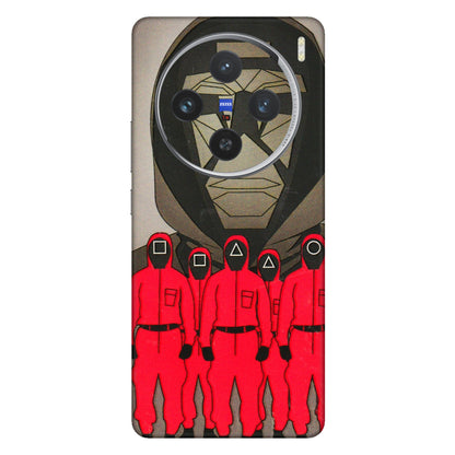 VIVO Z/V/X/T/U/S Series Phone Skins (All Models) - Squid Game Hero - 3D Embossed Finish (L-245) Vivo X100 (5G)