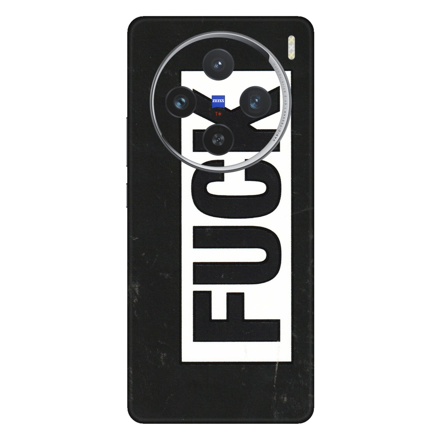 VIVO Z/V/X/T/U/S Series Phone Skins (All Models) - The F Word - 3D Embossed Finish (L-255) Vivo X100 (5G)