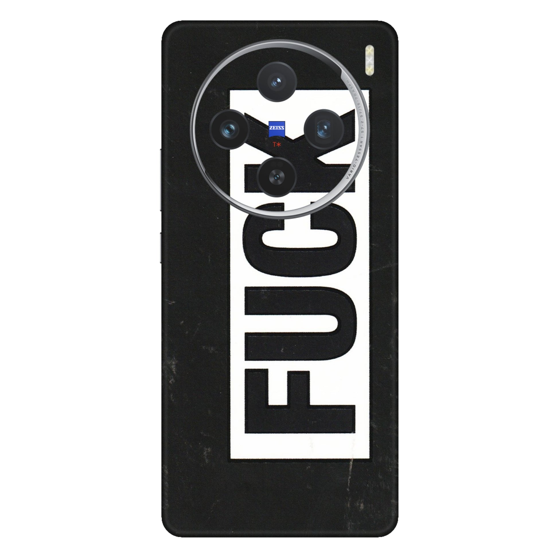 VIVO Z/V/X/T/U/S Series Phone Skins (All Models) - The F Word - 3D Embossed Finish (L-255) Vivo X100 (5G)