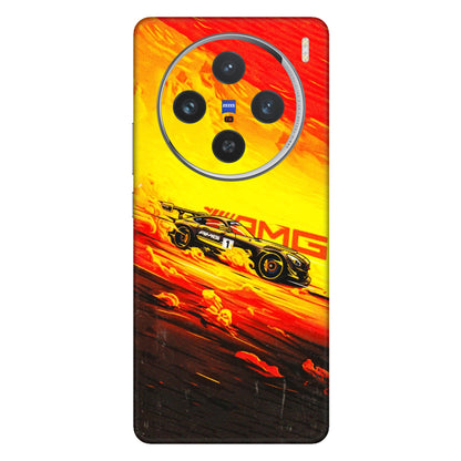 VIVO Z/V/X/T/U/S Series Phone Skins (All Models) - AMG Car Speed Cover - 3D Embossed Finish (L-256) Vivo X100 (5G)