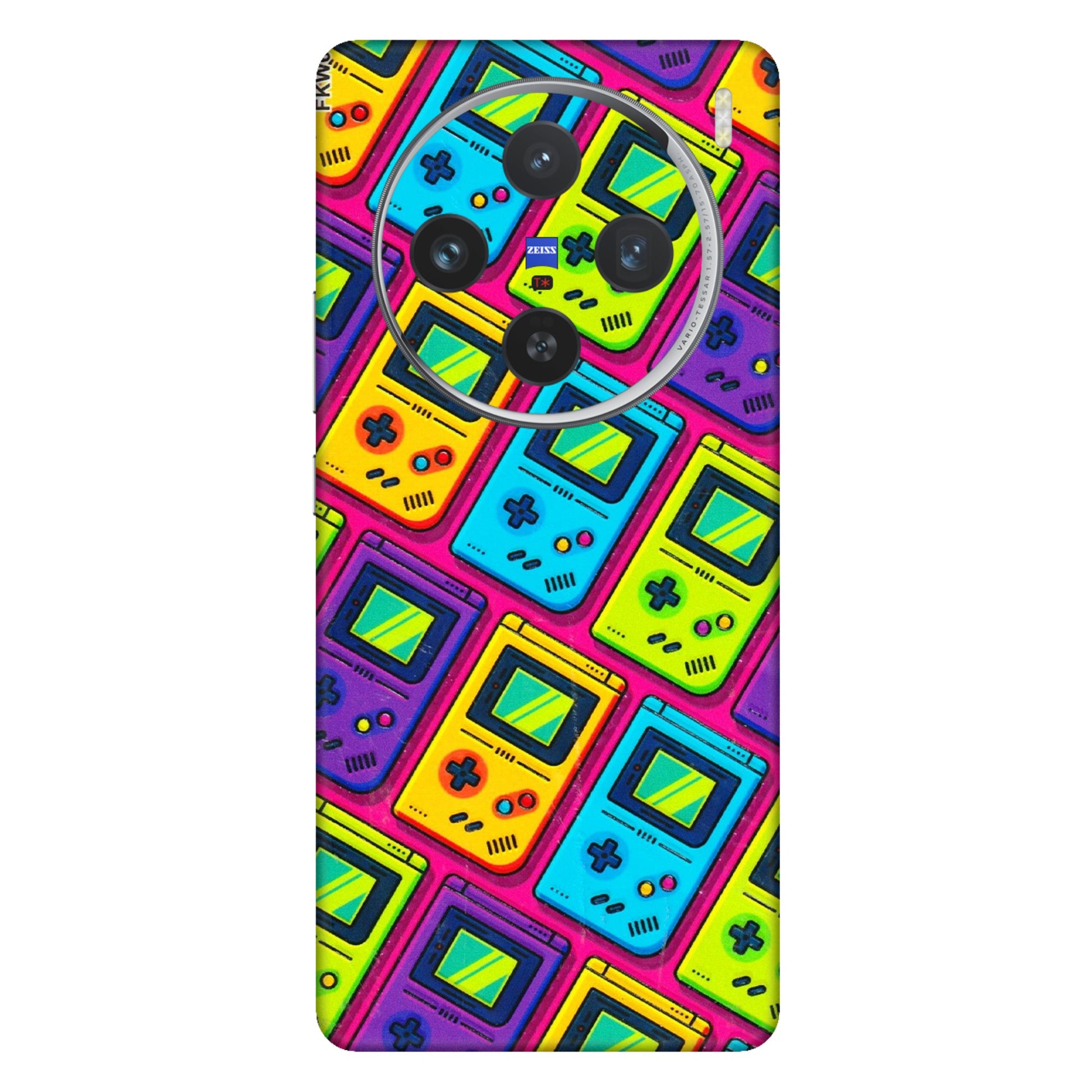 VIVO Z/V/X/T/U/S Series Phone Skins (All Models) - Gameboy Colourful - 3D Embossed Finish (L-266) Vivo X100 (5G)