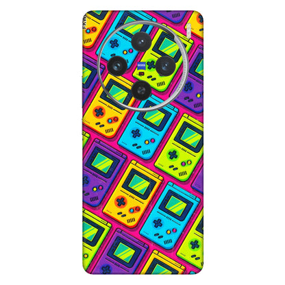 VIVO Z/V/X/T/U/S Series Phone Skins (All Models) - Gameboy Colourful - 3D Embossed Finish (L-266) Vivo X100 (5G)