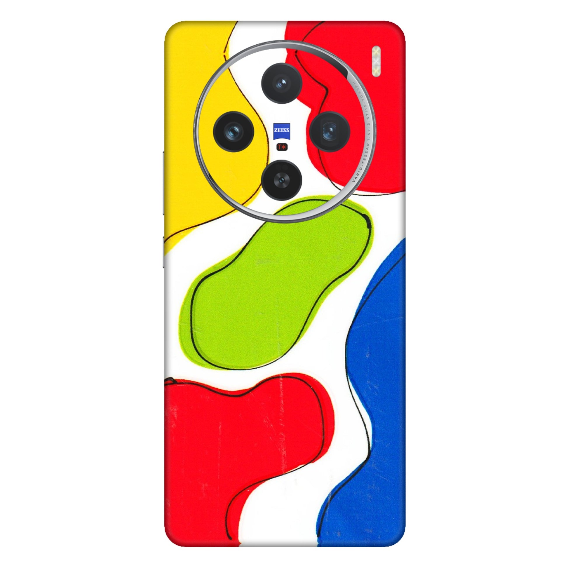 VIVO Z/V/X/T/U/S Series Phone Skins (All Models) - RGB Colour Paint - 3D Embossed Finish (L-284) Vivo X100 (5G)