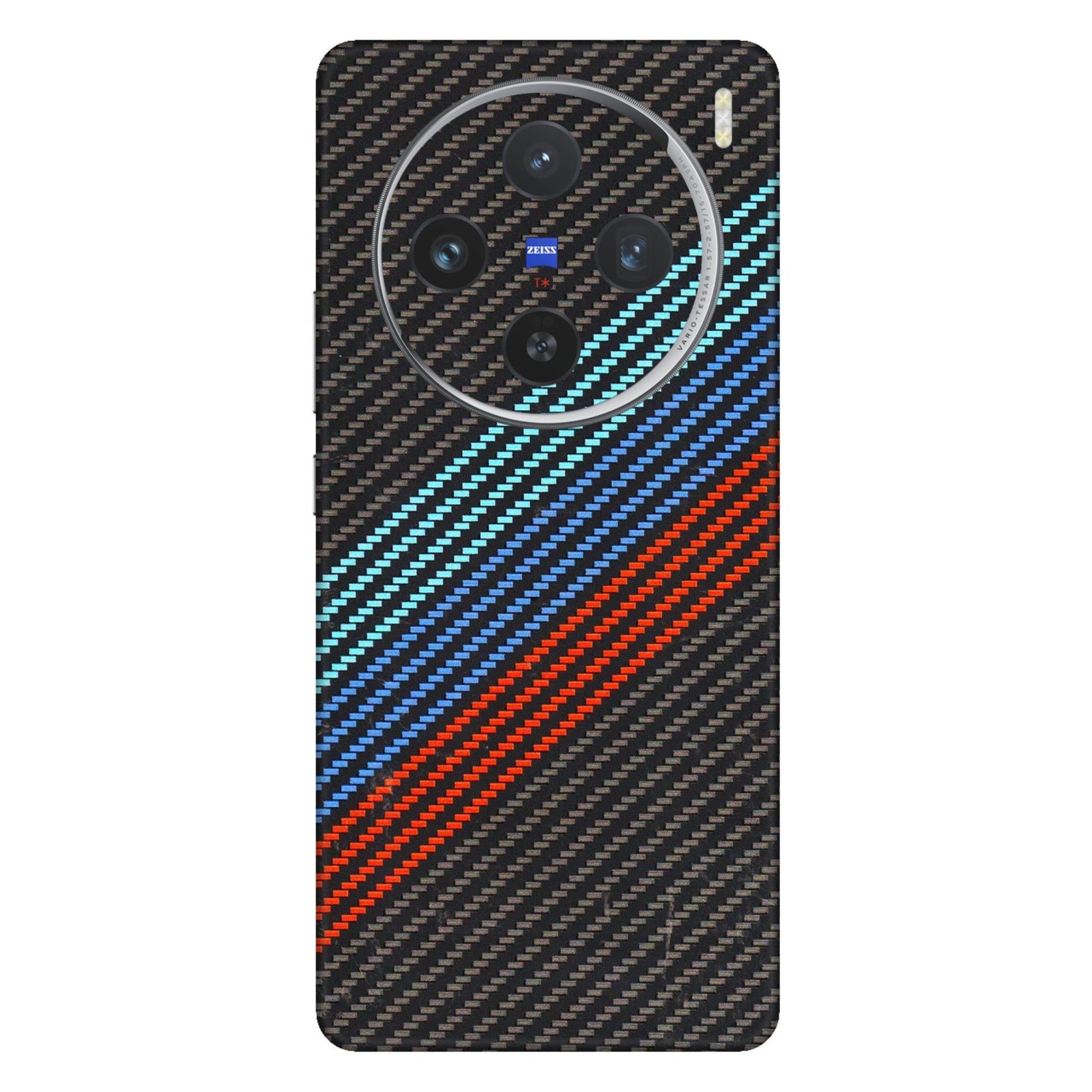 VIVO Z/V/X/T/U/S Series Phone Skins (All Models) - Carbon BM - 3D Embossed Finish (L-302) Vivo X100 (5G)
