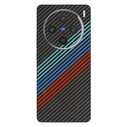 VIVO Z/V/X/T/U/S Series Phone Skins (All Models) - Carbon BM - 3D Embossed Finish (L-302) Vivo X100 (5G)