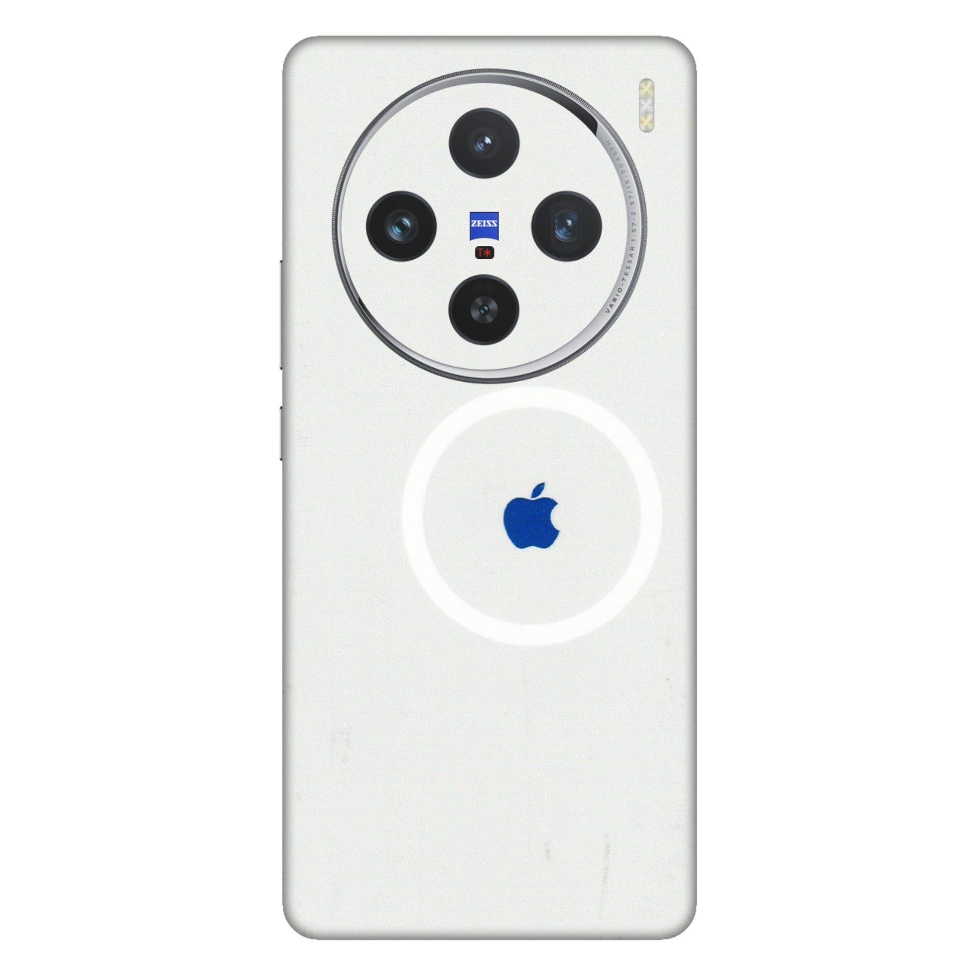 VIVO Z/V/X/T/U/S Series Phone Skins (All Models) - iPhone Magsafe Logo - 3D Embossed Finish (L-320) Vivo X100 (5G)