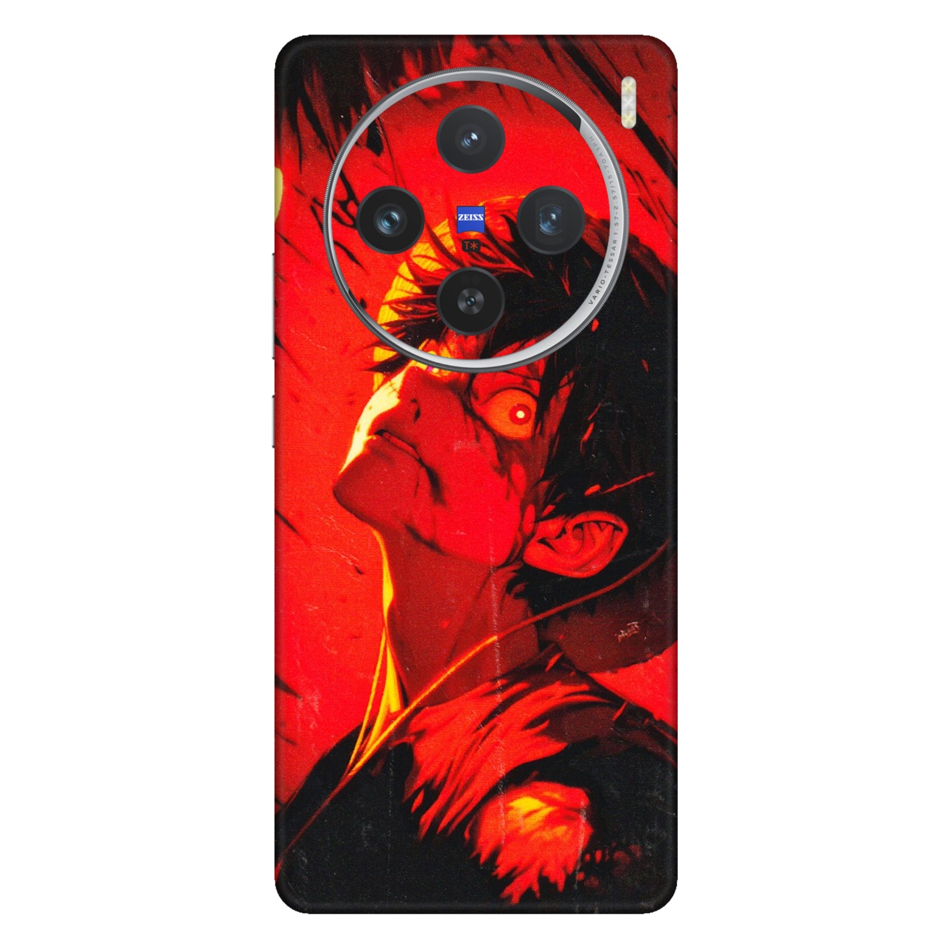 VIVO Z/V/X/T/U/S Series Phone Skins (All Models) - D.Luffy Power Up One Piece Anime - 3D Embossed Finish (L-326) Vivo X100 (5G)