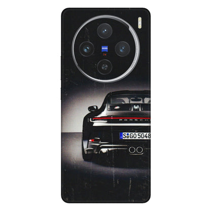 VIVO Z/V/X/T/U/S Series Phone Skins (All Models) - New Black Porsche GT3 - 3D Embossed Finish (L-327) Vivo X100 (5G)