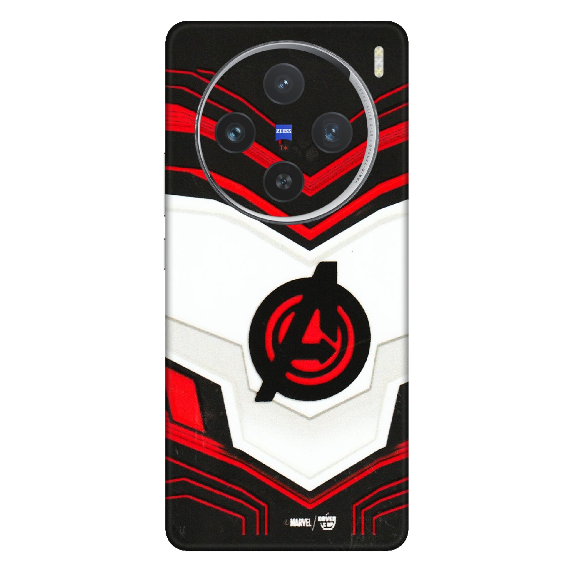 VIVO Z/V/X/T/U/S Series Phone Skins (All Models) - Avengers Logo - 3D Embossed Finish (L-55) Vivo X100 (5G)