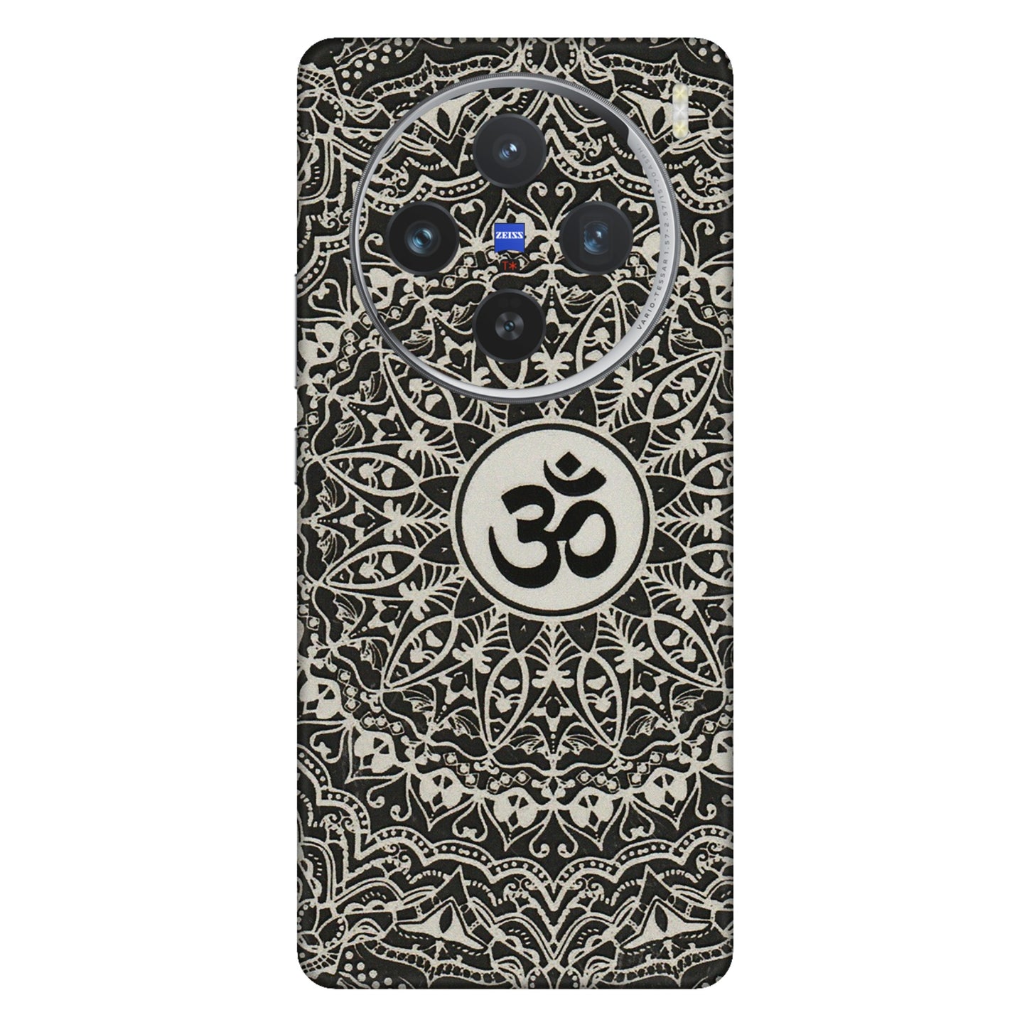 VIVO Z/V/X/T/U/S Series Phone Skins (All Models) - Aum Elegant Mandala - 3D Embossed Finish (L-62) Vivo X100 (5G)