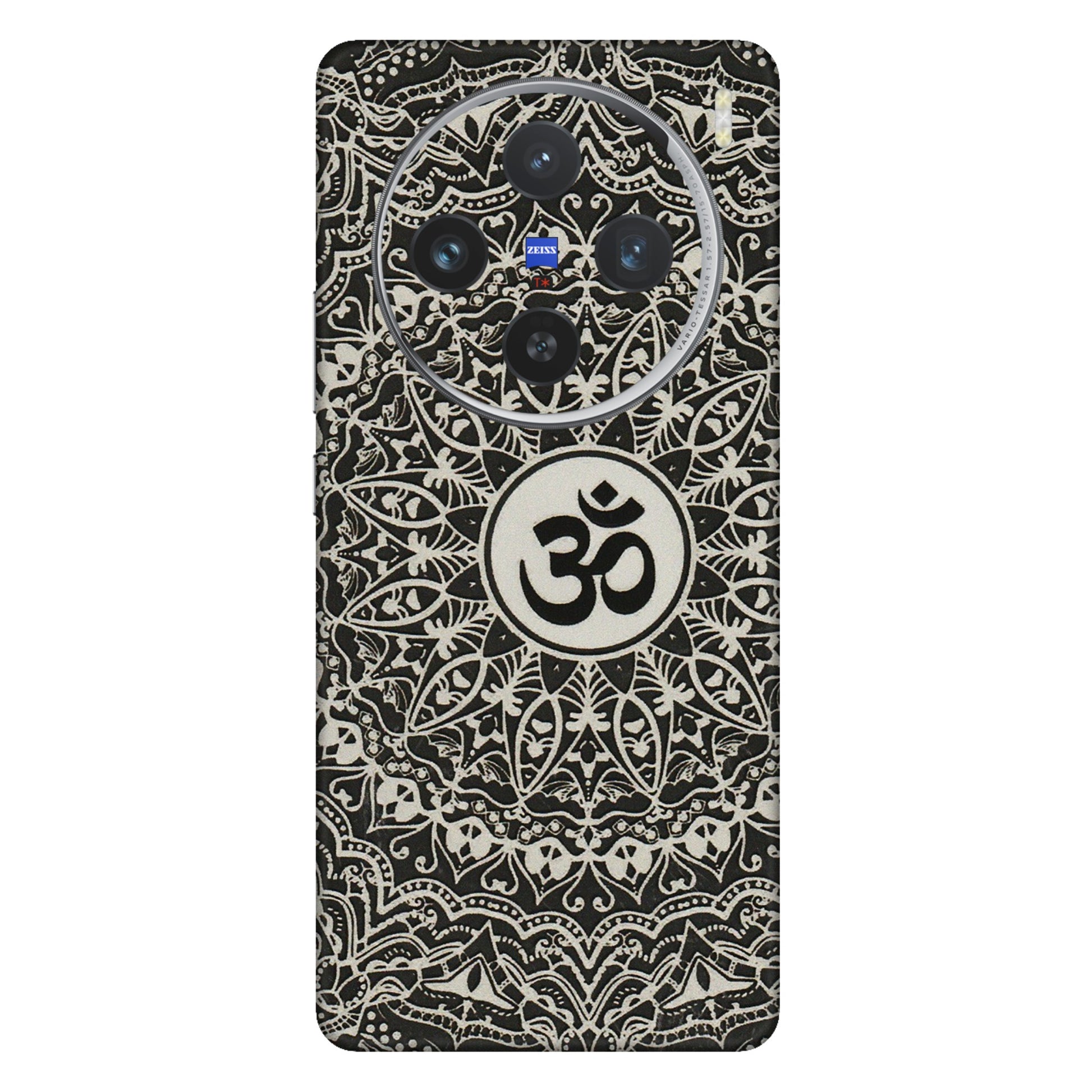 VIVO Z/V/X/T/U/S Series Phone Skins (All Models) - Aum Elegant Mandala - 3D Embossed Finish (L-62) Vivo X100 (5G)