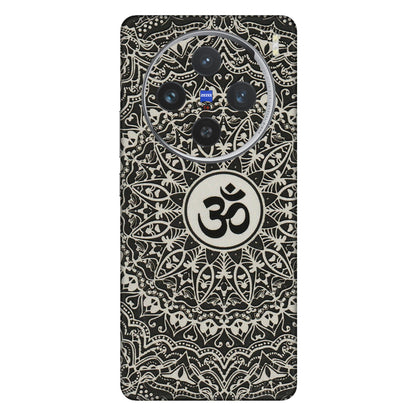 VIVO Z/V/X/T/U/S Series Phone Skins (All Models) - Aum Elegant Mandala - 3D Embossed Finish (L-62) Vivo X100 (5G)