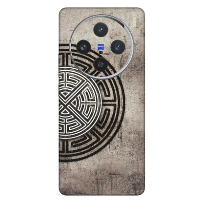 VIVO Z/V/X/T/U/S Series Phone Skins (All Models) - Mysterious Circular Design - 3D Embossed Finish (L-63) Vivo X100 (5G)