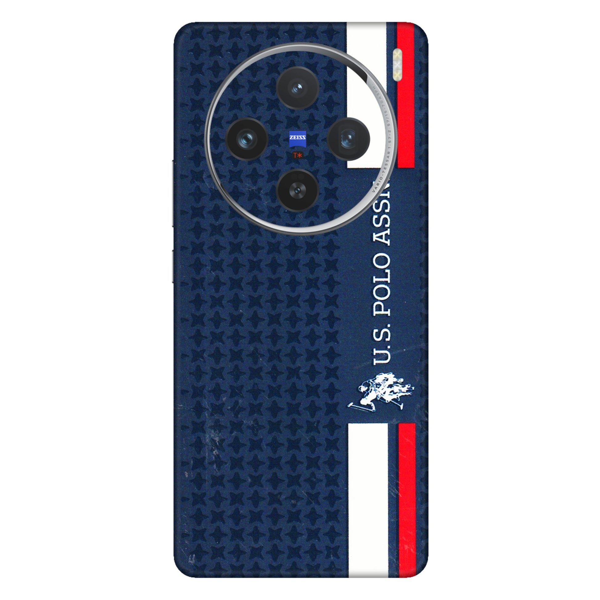 VIVO Z/V/X/T/U/S Series Phone Skins (All Models) - US POLO Designer Brand - 3D Embossed Finish (L-65) Vivo X100 (5G)
