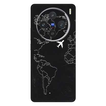 VIVO Z/V/X/T/U/S Series Phone Skins (All Models) - Never Ending Travel - 3D Embossed Finish (L-79) Vivo X100 (5G)