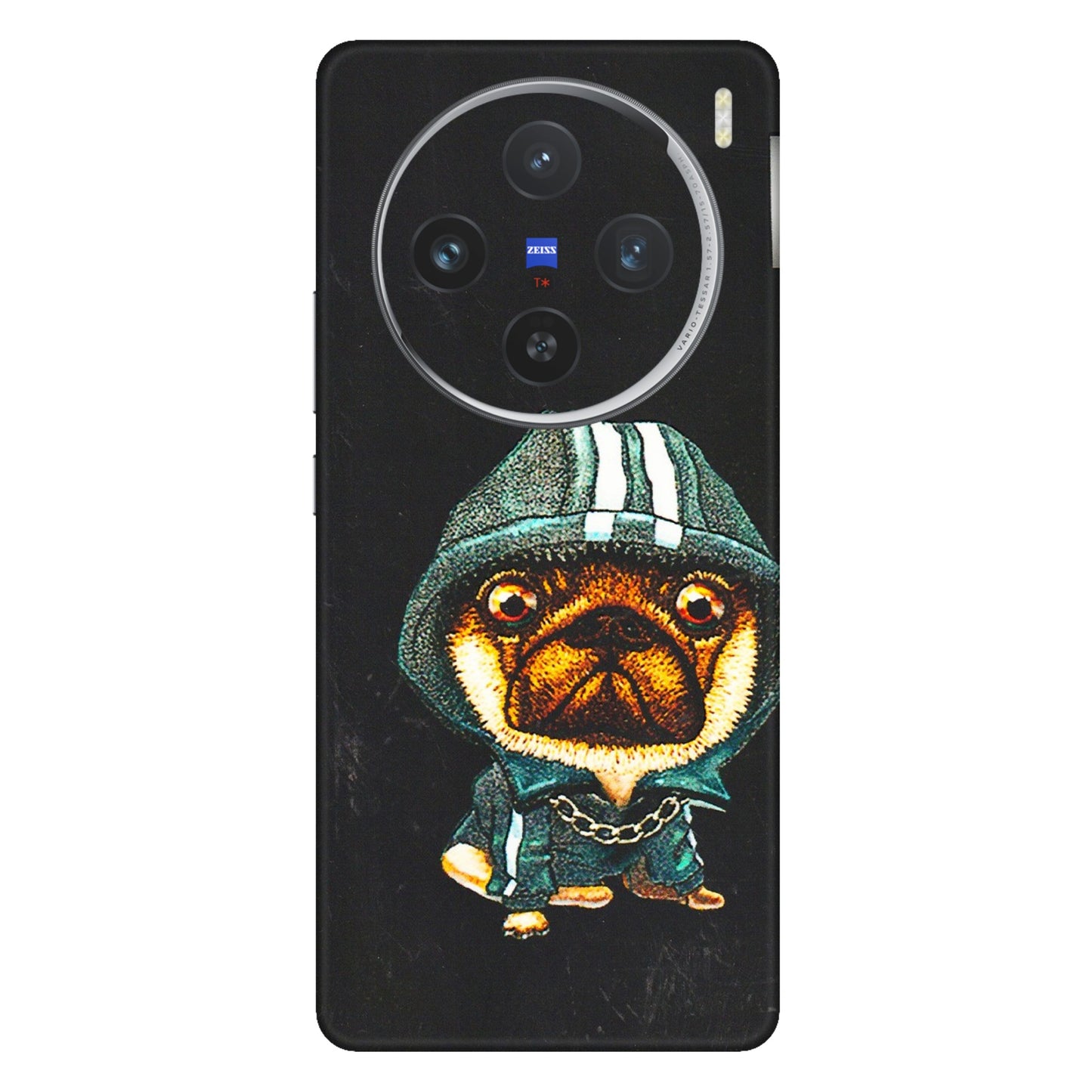 VIVO Z/V/X/T/U/S Series Phone Skins (All Models) - Puppy N Hoodie - 3D Embossed Finish (L-90) Vivo X100 (5G)