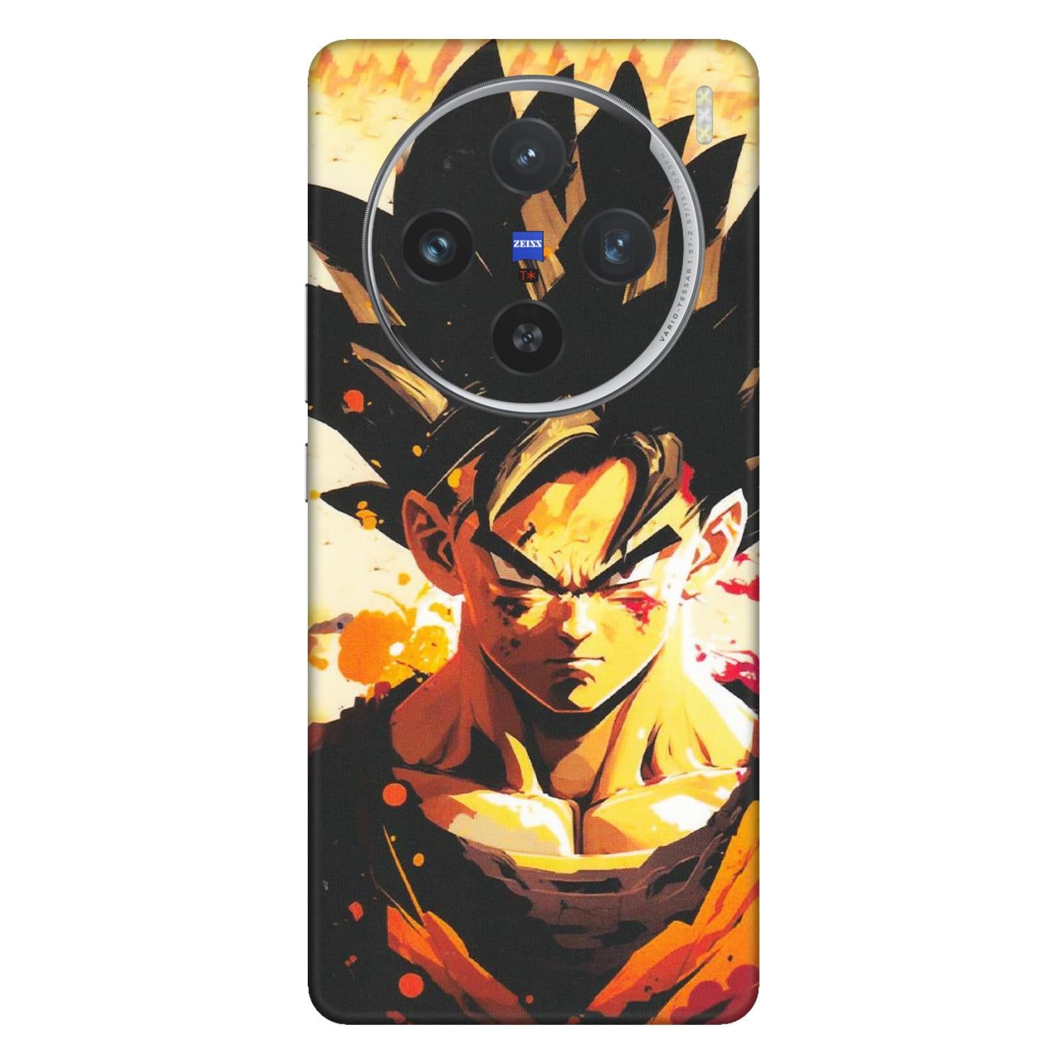 VIVO Z/V/X/T/U/S Series Phone Skins (All Models) - Angry Goku - Matte Finish (M-12) Vivo X100 (5G)