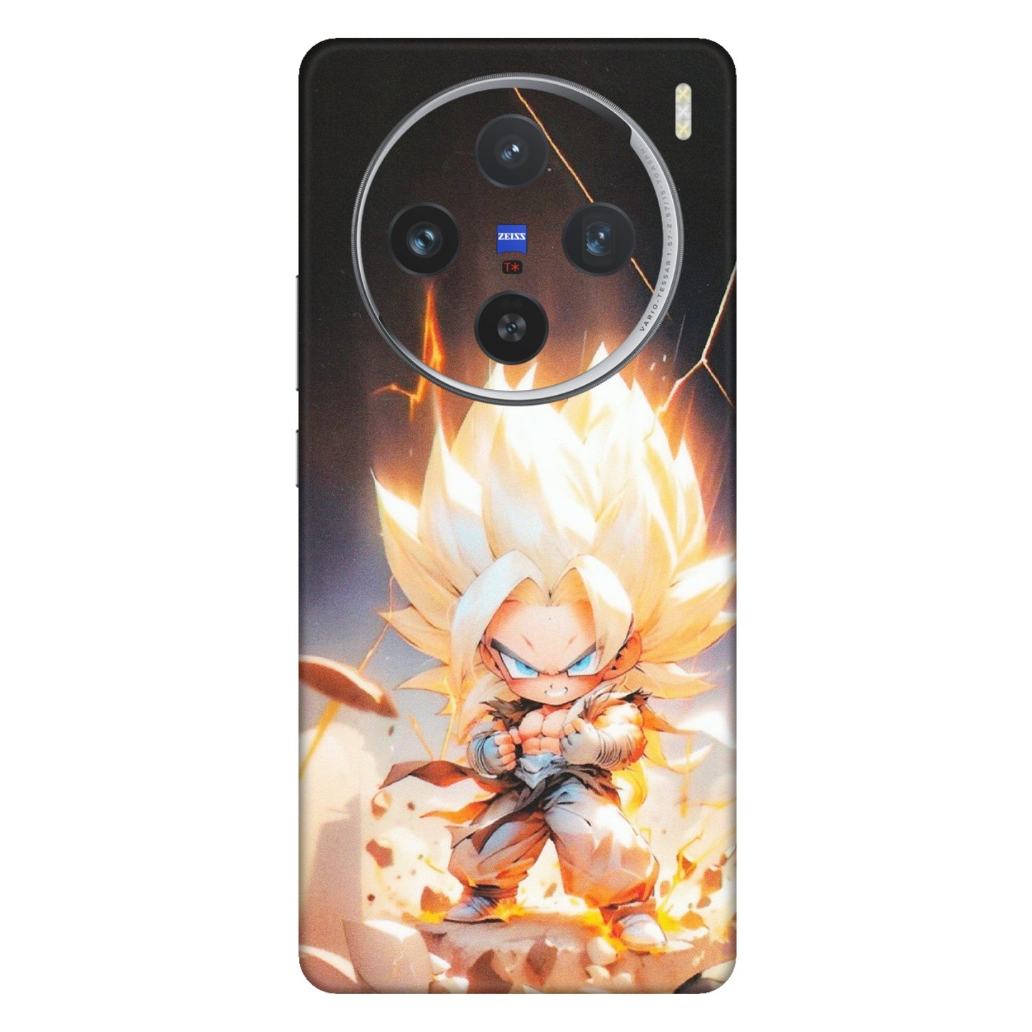 VIVO Z/V/X/T/U/S Series Phone Skins (All Models) - Goku Dragon Cute Anime - Matte Finish (M-131) Vivo X100 (5G)