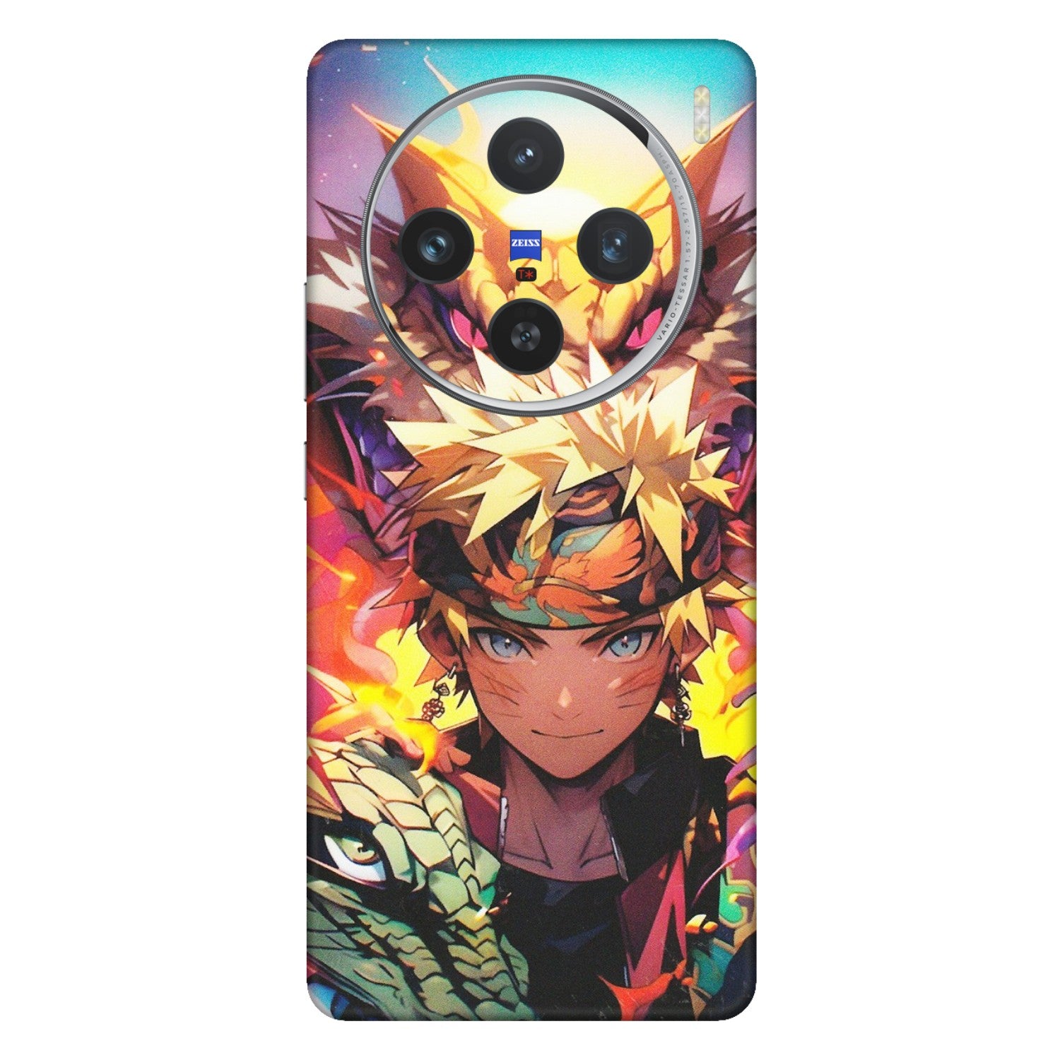 VIVO Z/V/X/T/U/S Series Phone Skins (All Models) - Angry Naruto Anime - Matte Finish (M-148) Vivo X100 (5G)