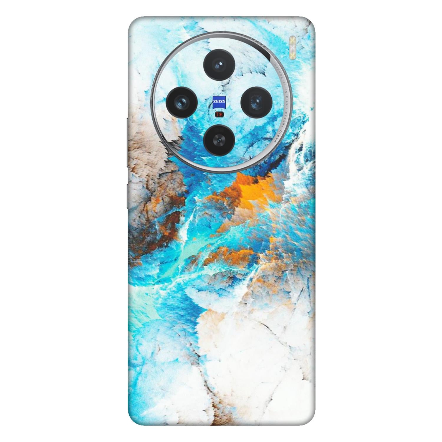 VIVO Z/V/X/T/U/S Series Phone Skins (All Models) - Blue Waves Abstract - Matte Finish (M-19) Vivo X100 (5G)