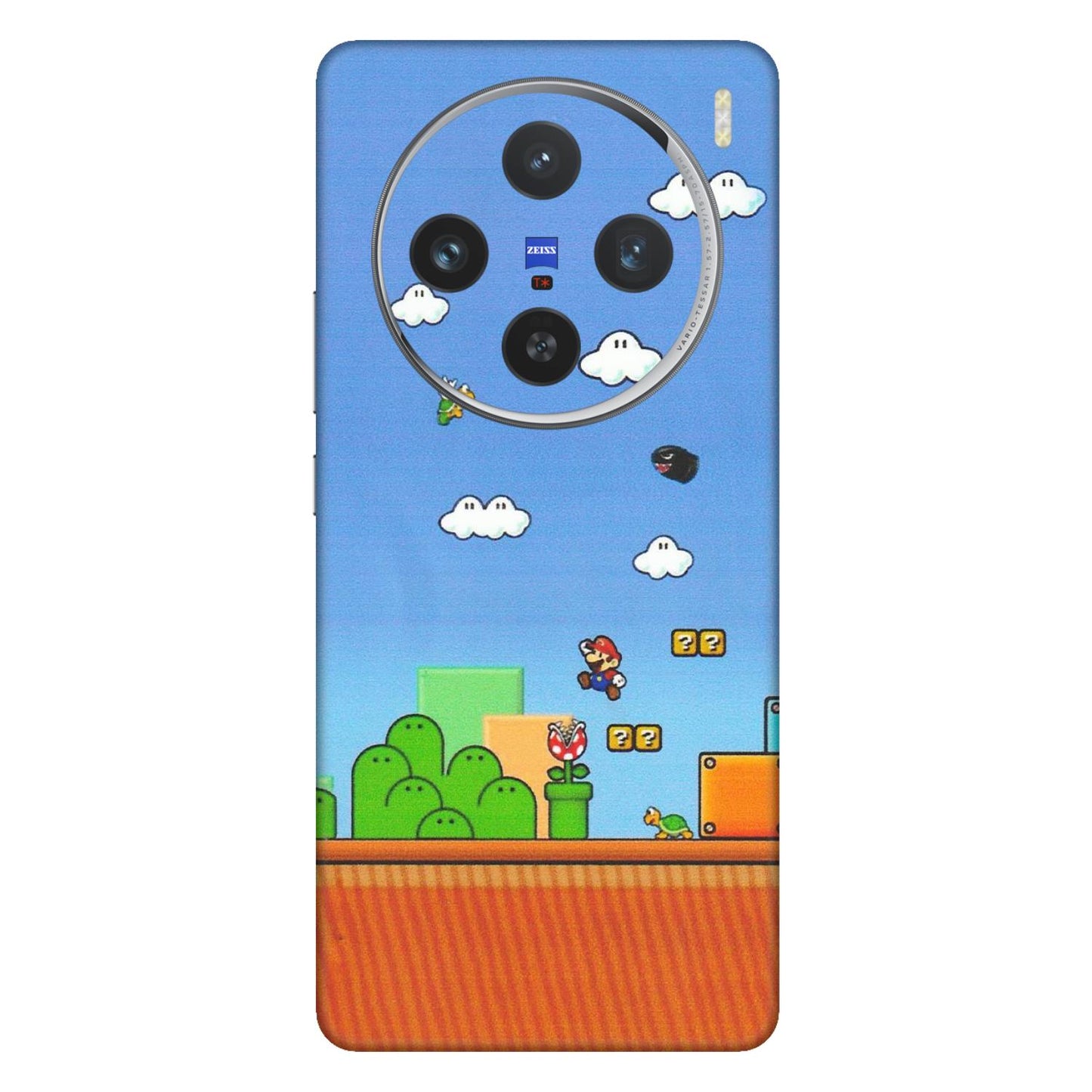 VIVO Z/V/X/T/U/S Series Phone Skins (All Models) - Mario Game Scene - Matte Finish (M-24) Vivo X100 (5G)