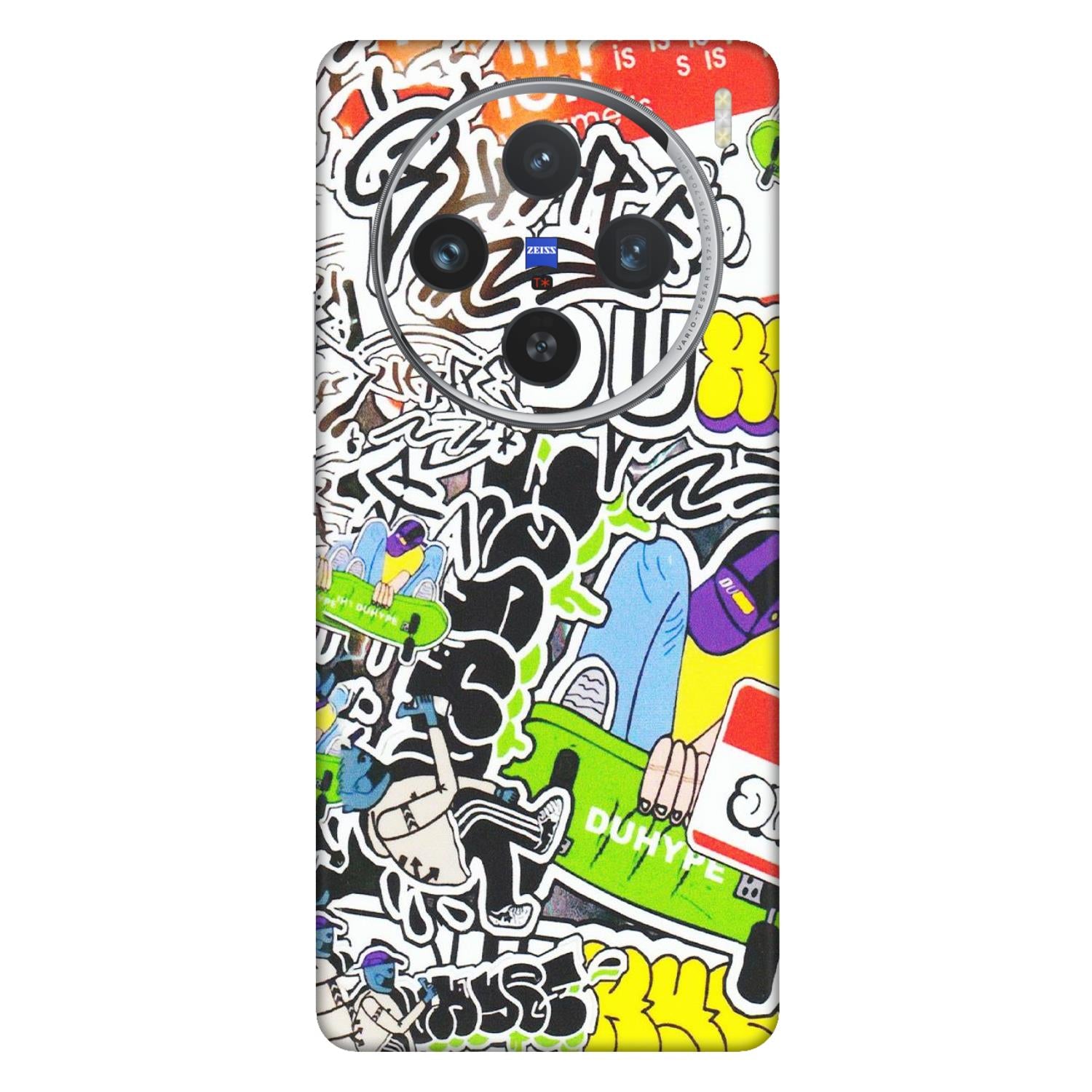VIVO Z/V/X/T/U/S Series Phone Skins (All Models) - Dope Graffiti - Matte Finish (M-61) Vivo X100 (5G)